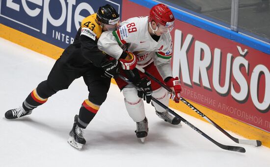 2016 IIHF World Ice Hockey Championship. Germany vs. Belarus