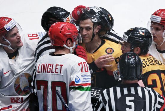 2016 IIHF World Ice Hockey Championship. Germany vs. Belarus