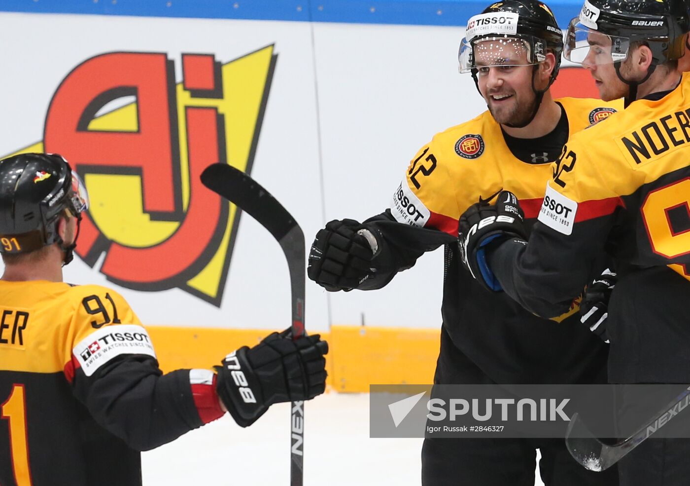 2016 IIHF World Ice Hockey Championship. Germany vs. Belarus