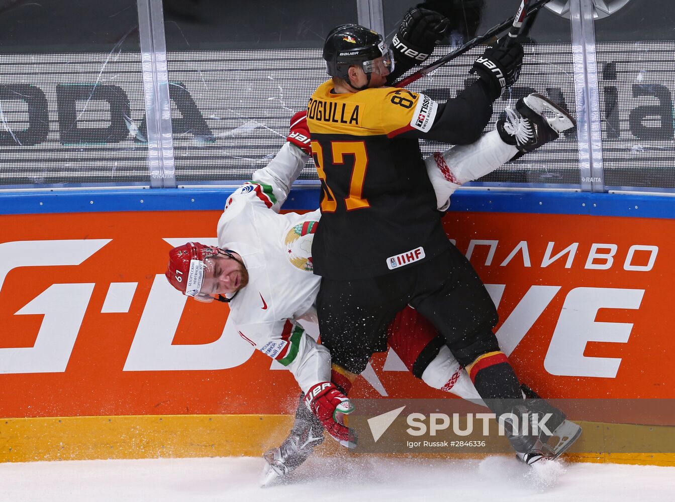 2016 IIHF World Ice Hockey Championship. Germany vs. Belarus