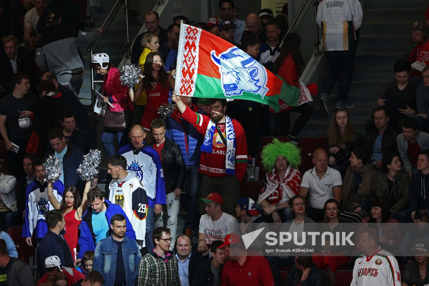 2016 IIHF World Ice Hockey Championship. Germany vs. Belarus
