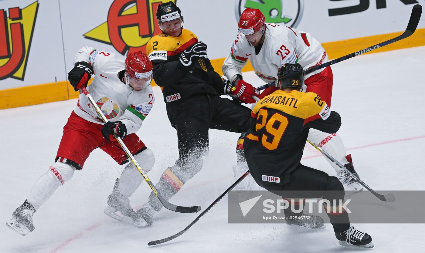 2016 IIHF World Ice Hockey Championship. Germany vs. Belarus