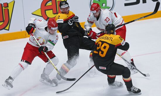 2016 IIHF World Ice Hockey Championship. Germany vs. Belarus