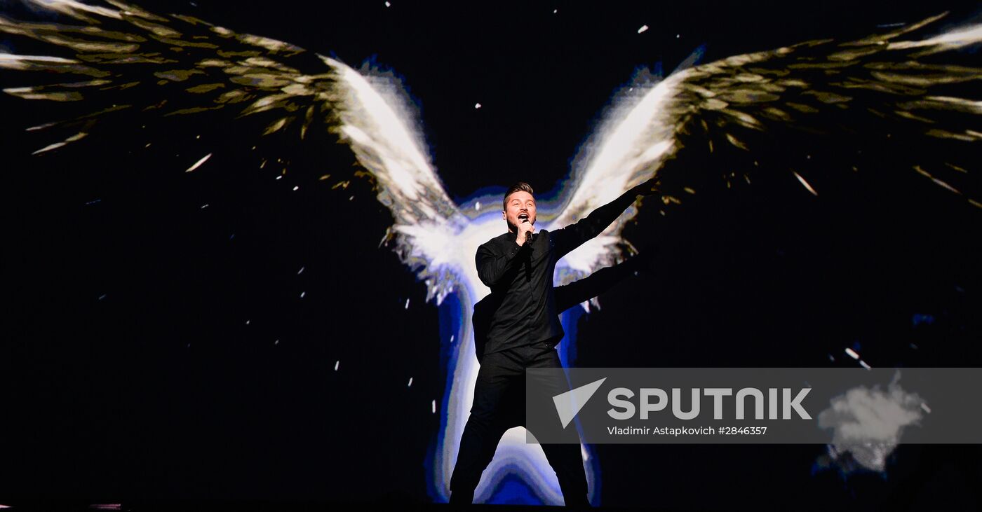 Dress rehearsal of the Grand Final at Eurovision Song Contest 2016
