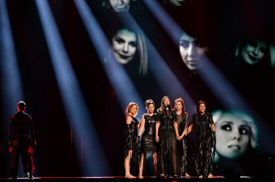 Dress rehearsal of the Grand Final at Eurovision Song Contest 2016