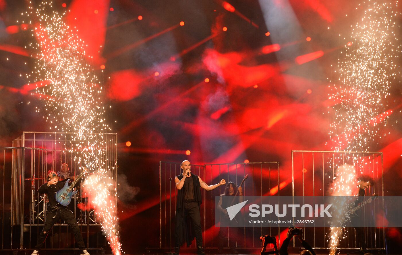 Dress rehearsal of the Grand Final at Eurovision Song Contest 2016