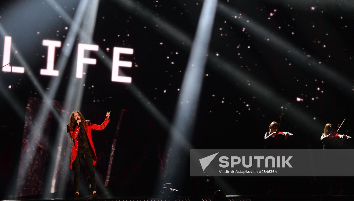 Dress rehearsal of the Grand Final at Eurovision Song Contest 2016