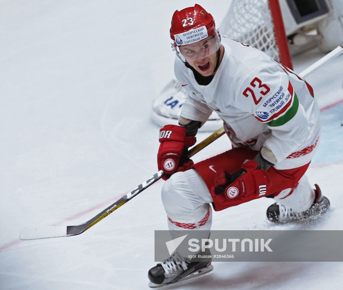 2016 IIHF World Ice Hockey Championship. Germany vs. Belarus