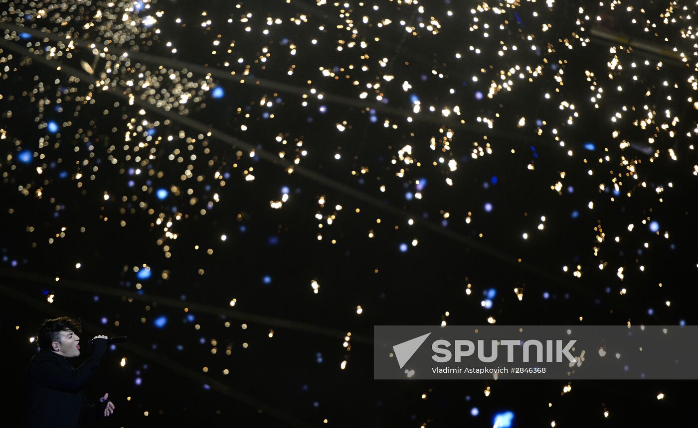 Dress rehearsal of the Grand Final at Eurovision Song Contest 2016
