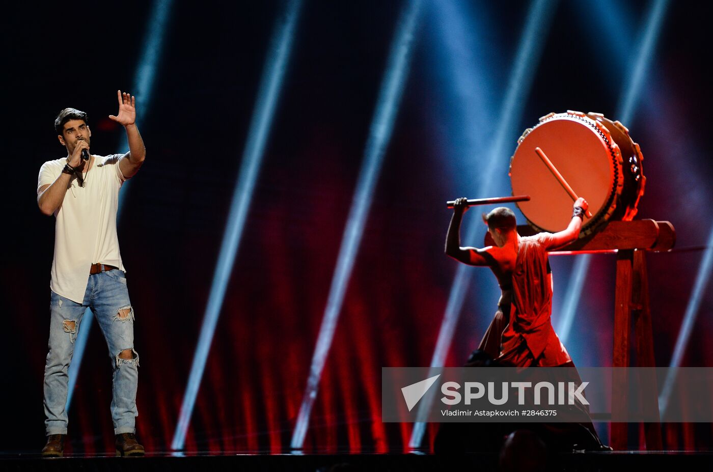 Dress rehearsal of the Grand Final at Eurovision Song Contest 2016