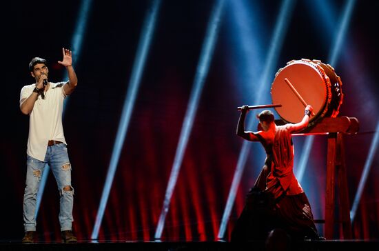 Dress rehearsal of the Grand Final at Eurovision Song Contest 2016