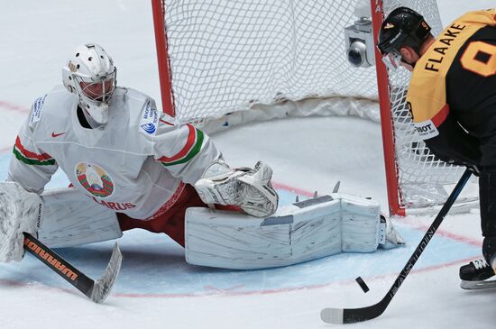 2016 IIHF World Ice Hockey Championship. Germany vs. Belarus