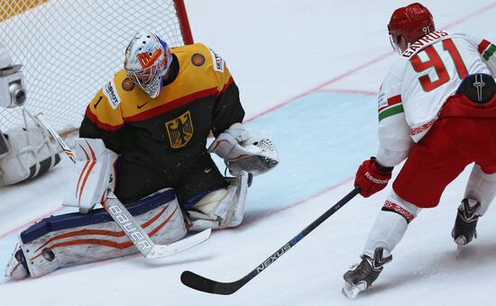 2016 IIHF World Ice Hockey Championship. Germany vs. Belarus