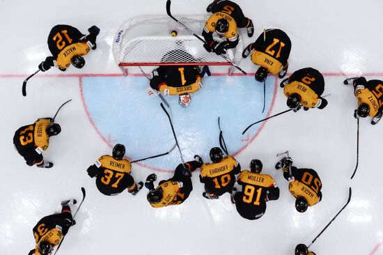 2016 IIHF World Ice Hockey Championship. Germany vs. Belarus