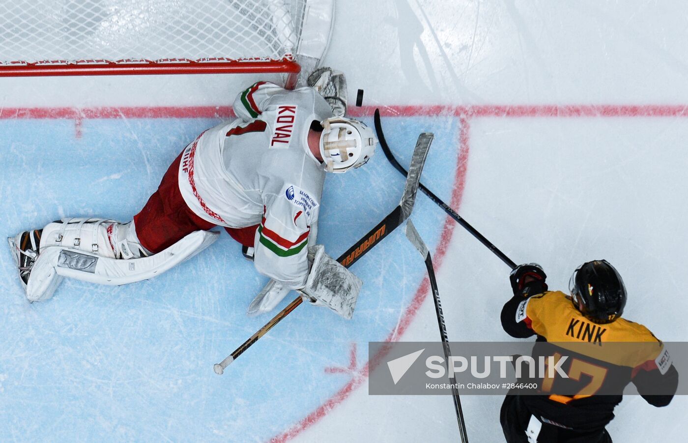2016 IIHF World Ice Hockey Championship. Germany vs. Belarus