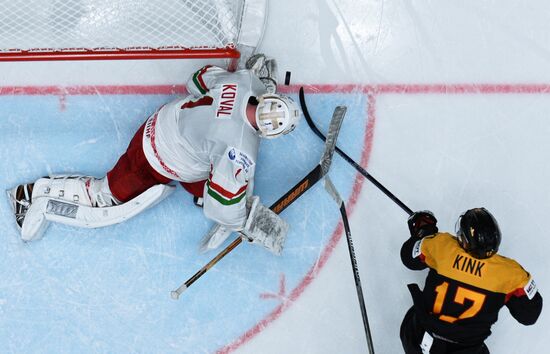 2016 IIHF World Ice Hockey Championship. Germany vs. Belarus