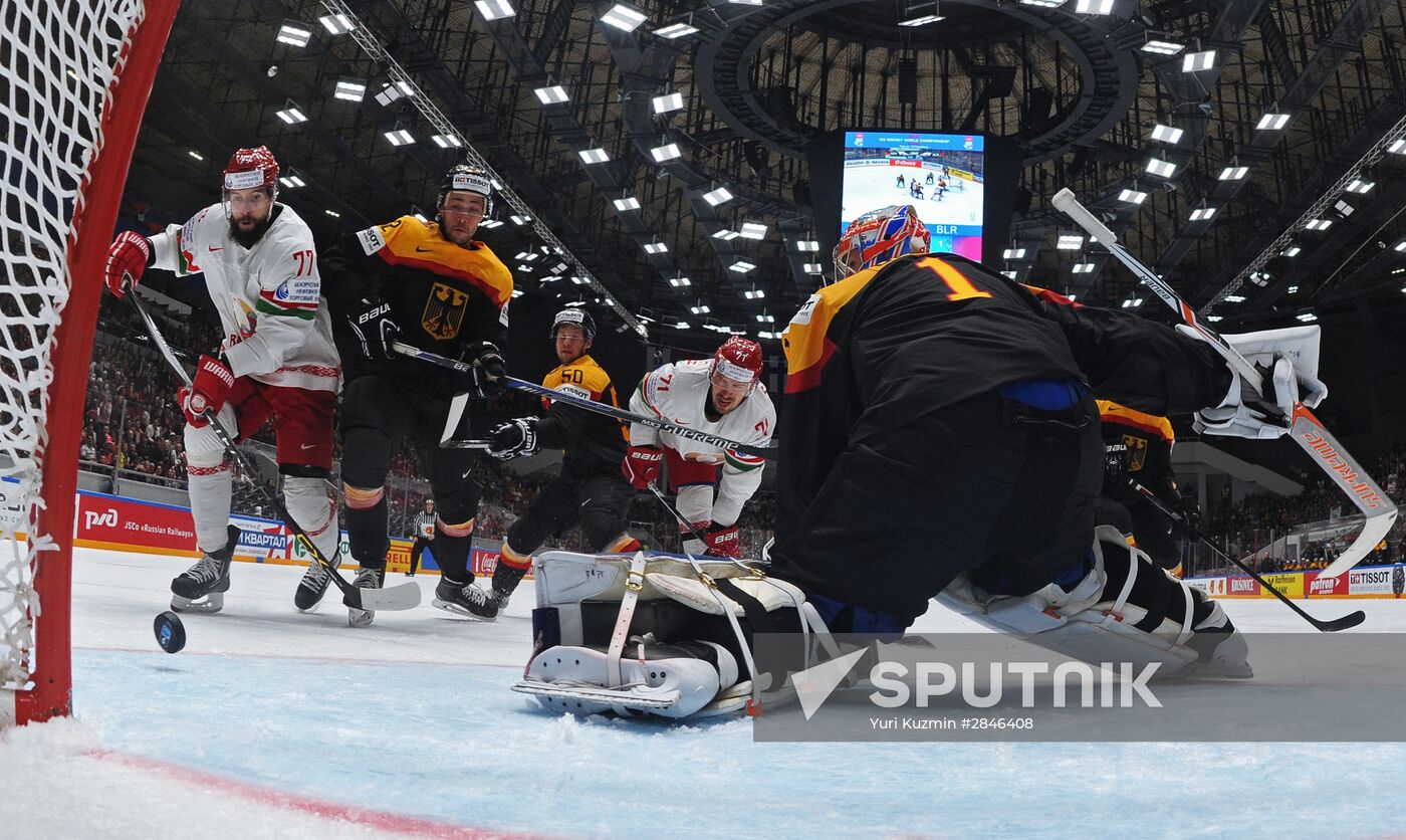 2016 IIHF World Ice Hockey Championship. Germany vs. Belarus