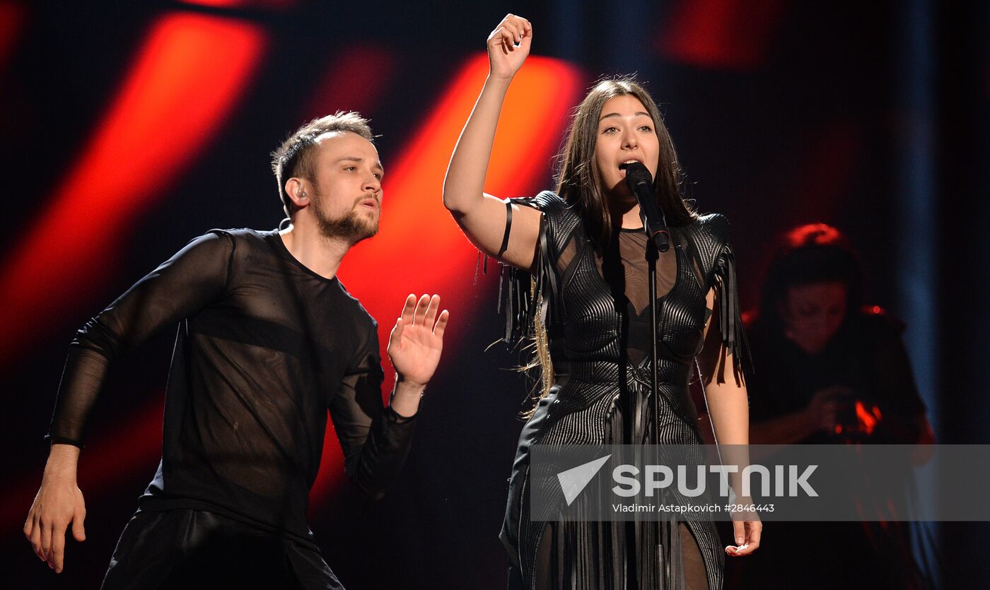 Dress rehearsal of the Grand Final at Eurovision Song Contest 2016