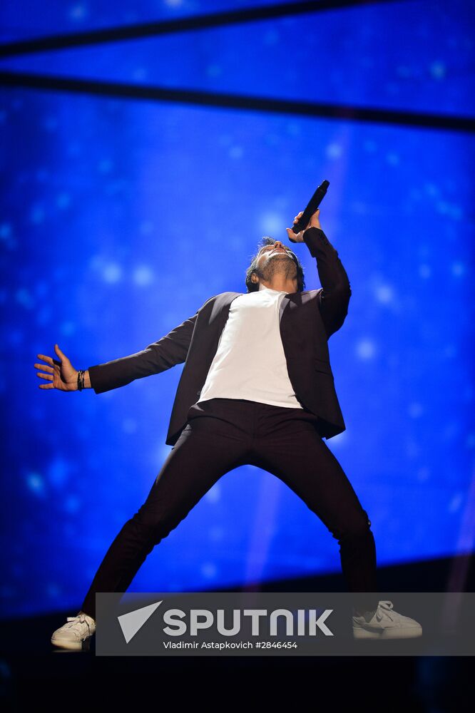 Dress rehearsal of the Grand Final at Eurovision Song Contest 2016