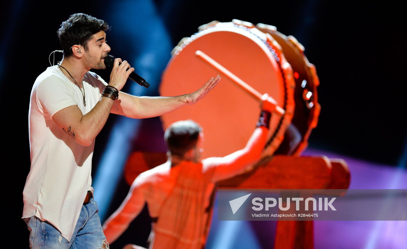 Dress rehearsal of the Grand Final at Eurovision Song Contest 2016