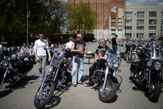 Motorcycle season opens in Novosibirsk