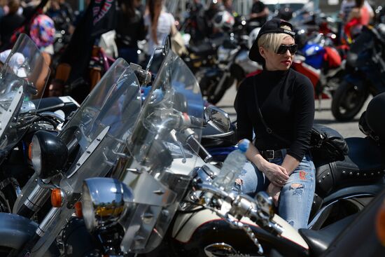 Motorcycle season opens in Novosibirsk