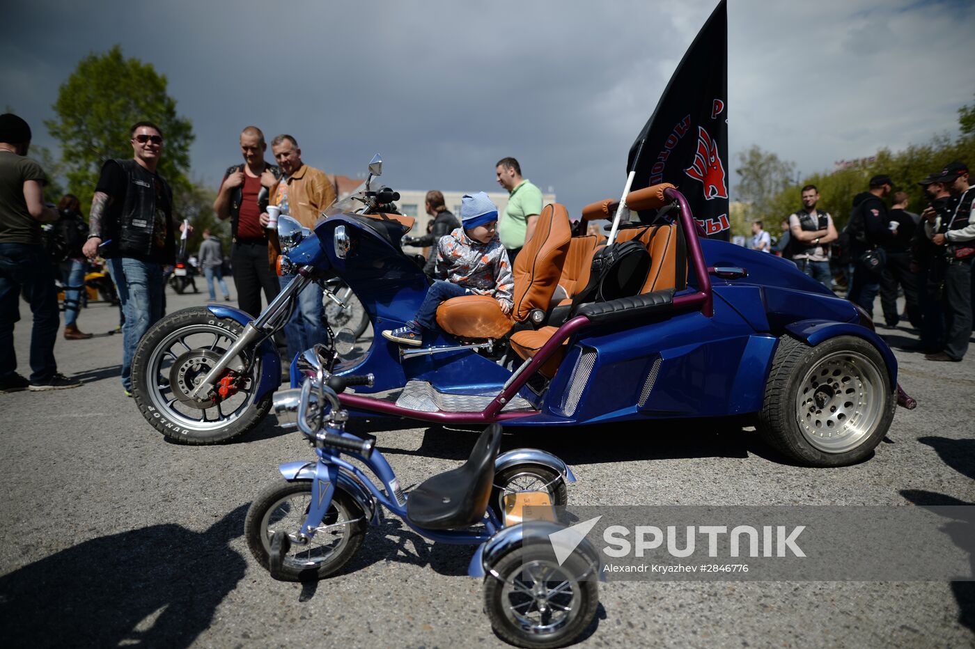 Motorcycle season opens in Novosibirsk