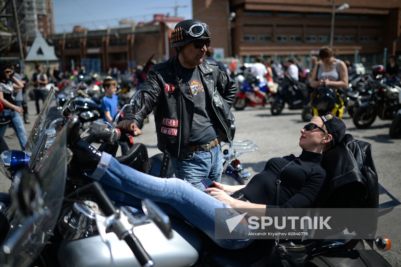 Motorcycle season opens in Novosibirsk