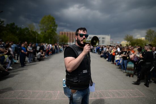 Motorcycle season opens in Novosibirsk