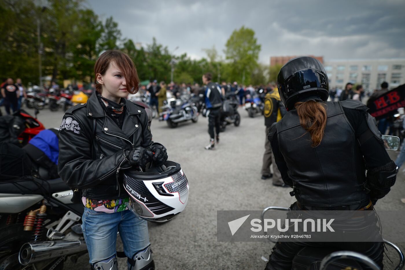 Motorcycle season opens in Novosibirsk
