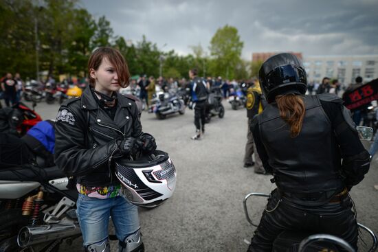 Motorcycle season opens in Novosibirsk