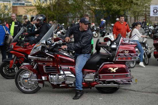 Motorcycle season opens in Novosibirsk