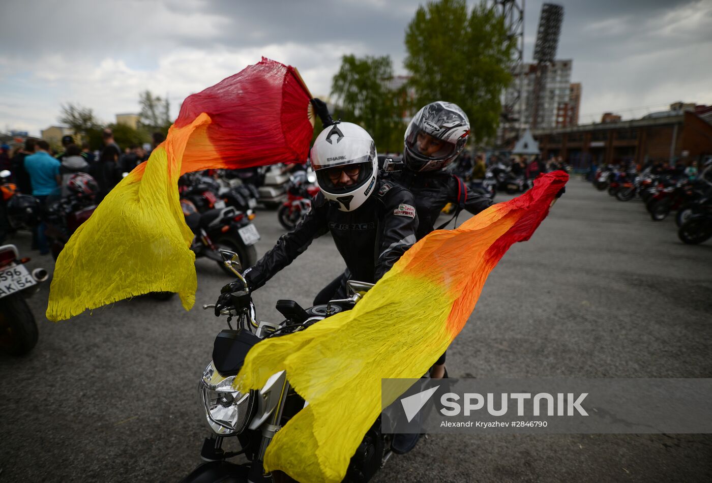 Motorcycle season opens in Novosibirsk