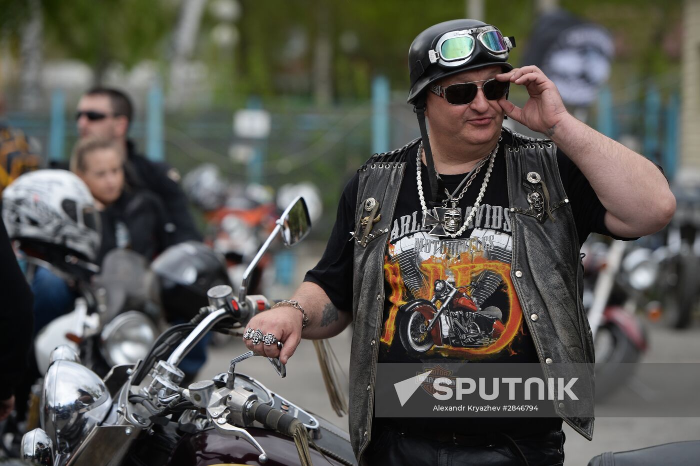 Motorcycle season opens in Novosibirsk