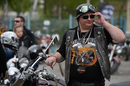 Motorcycle season opens in Novosibirsk