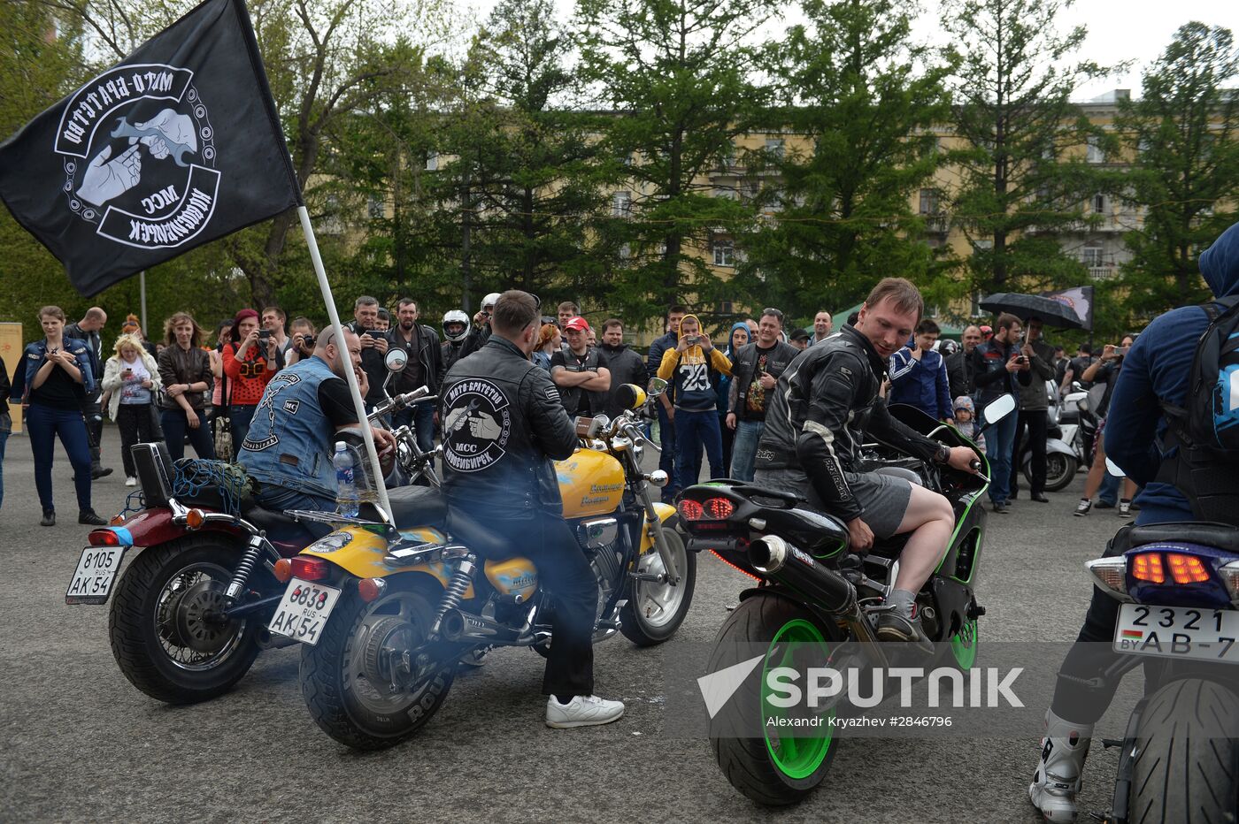 Motorcycle season opens in Novosibirsk