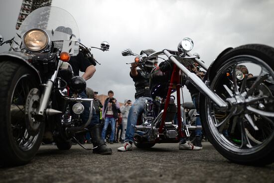 Motorcycle season opens in Novosibirsk