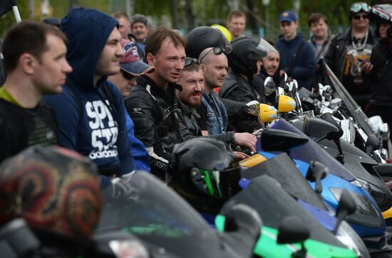 Motorcycle season opens in Novosibirsk