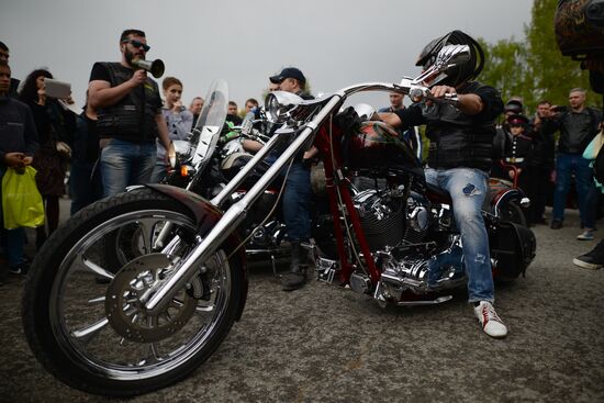 Motorcycle season opens in Novosibirsk