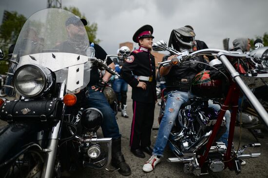 Motorcycle season opens in Novosibirsk