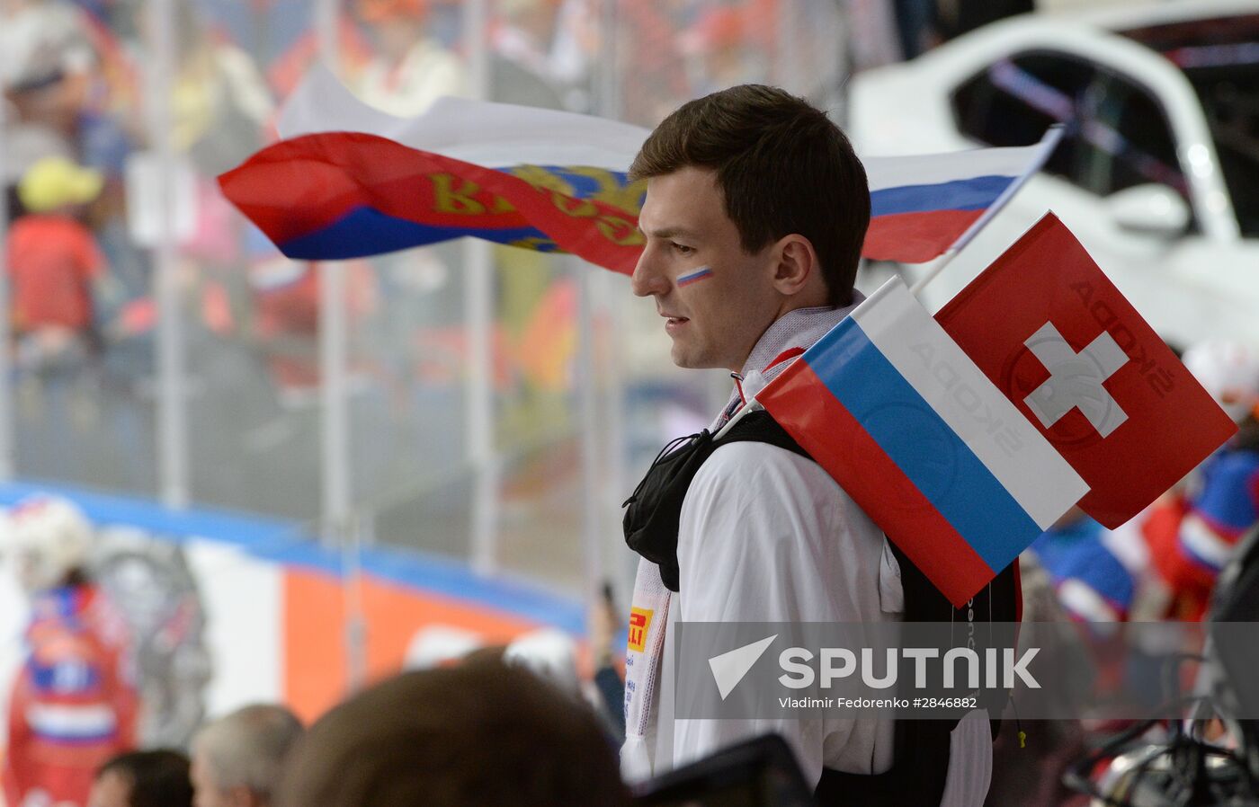2016 IIHF World Ice Hockey Championship. Russia vs. Switzerland