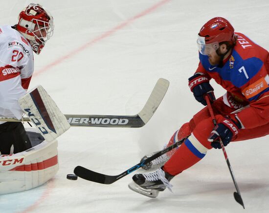 2016 IIHF World Ice Hockey Championship. Russia vs. Switzerland