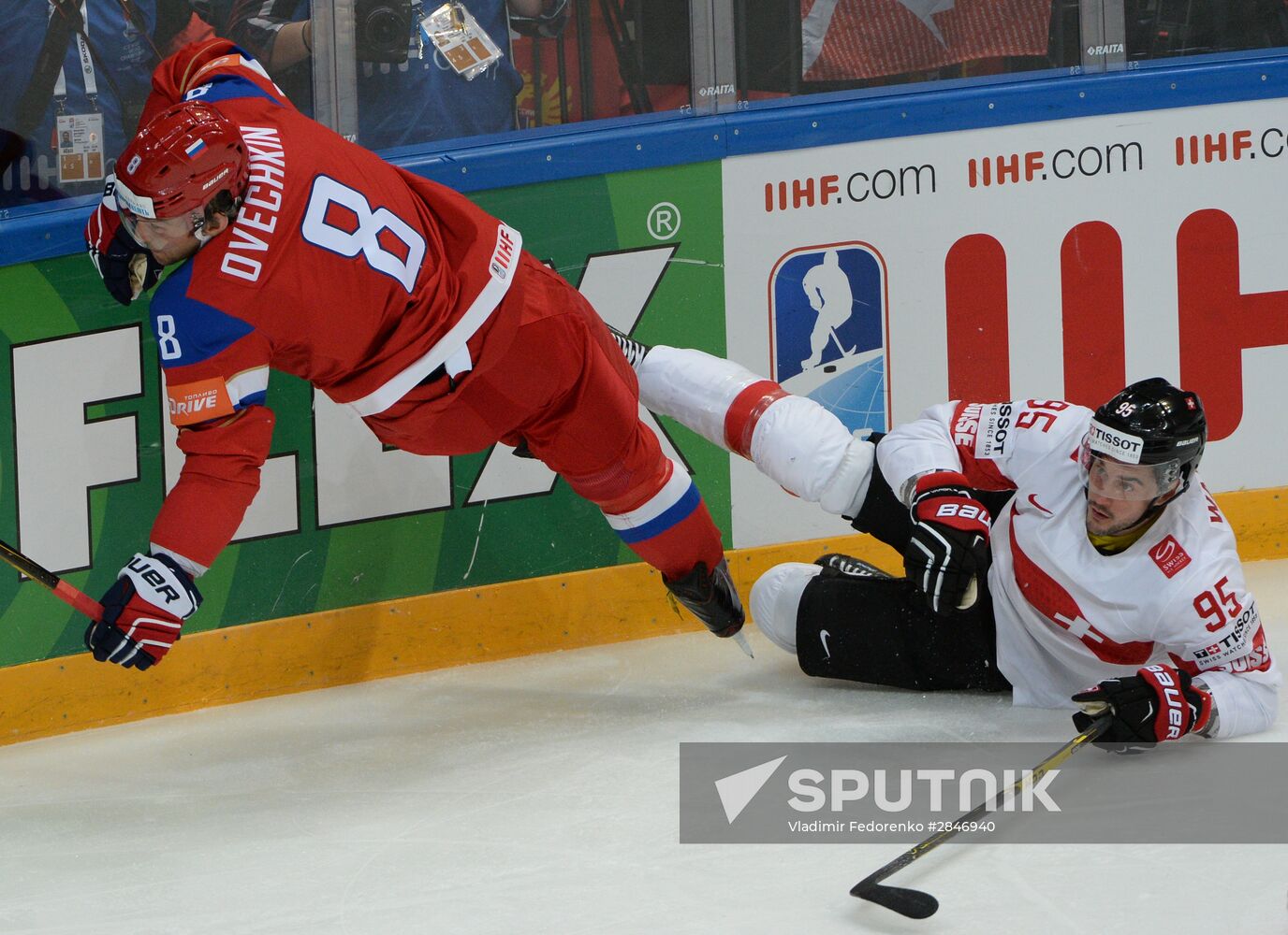 2016 IIHF World Ice Hockey Championship. Russia vs. Switzerland