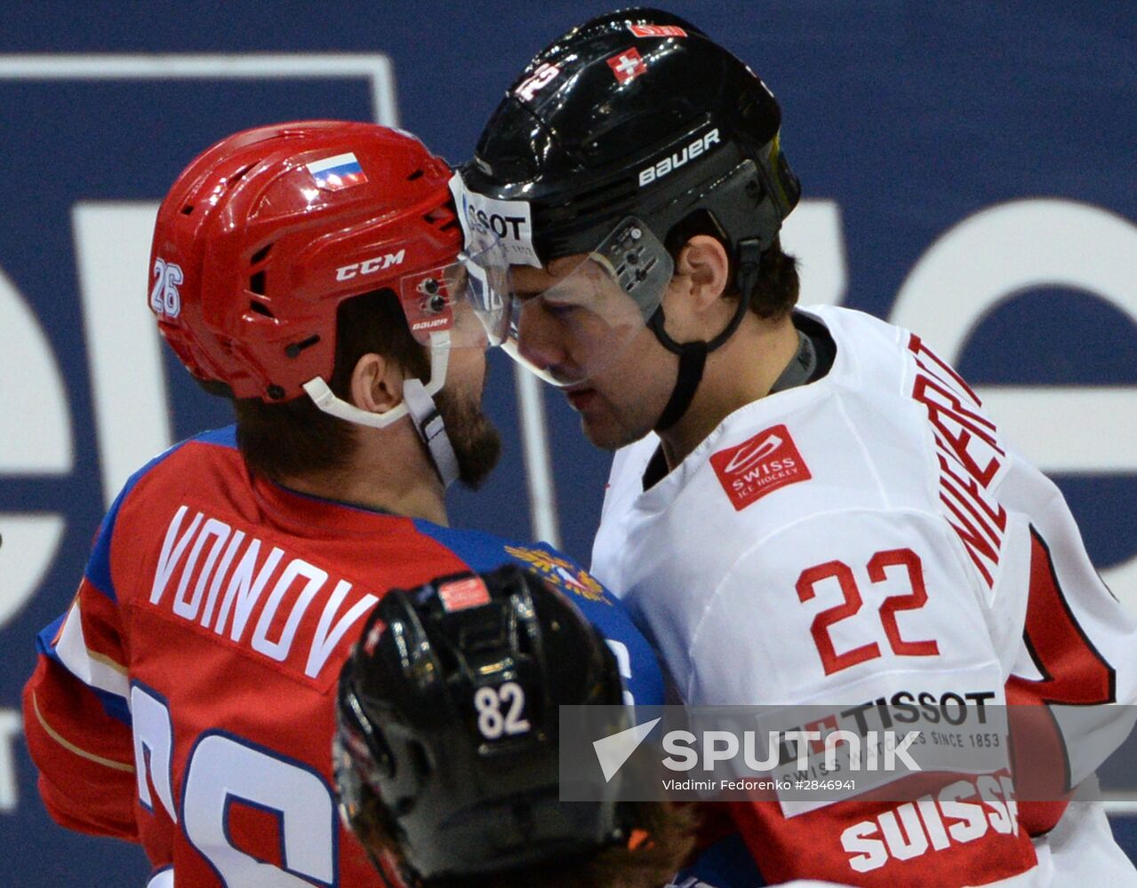 2016 IIHF World Ice Hockey Championship. Russia vs. Switzerland