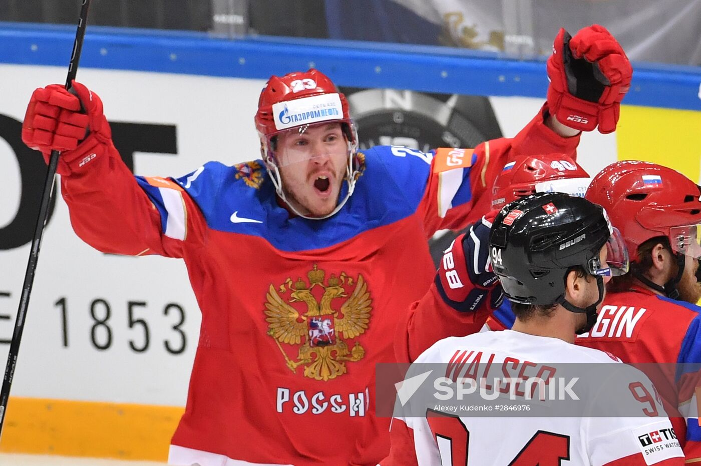 2016 IIHF World Ice Hockey Championship. Russia vs. Switzerland