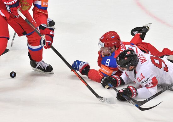2016 IIHF World Ice Hockey Championship. Russia vs. Switzerland