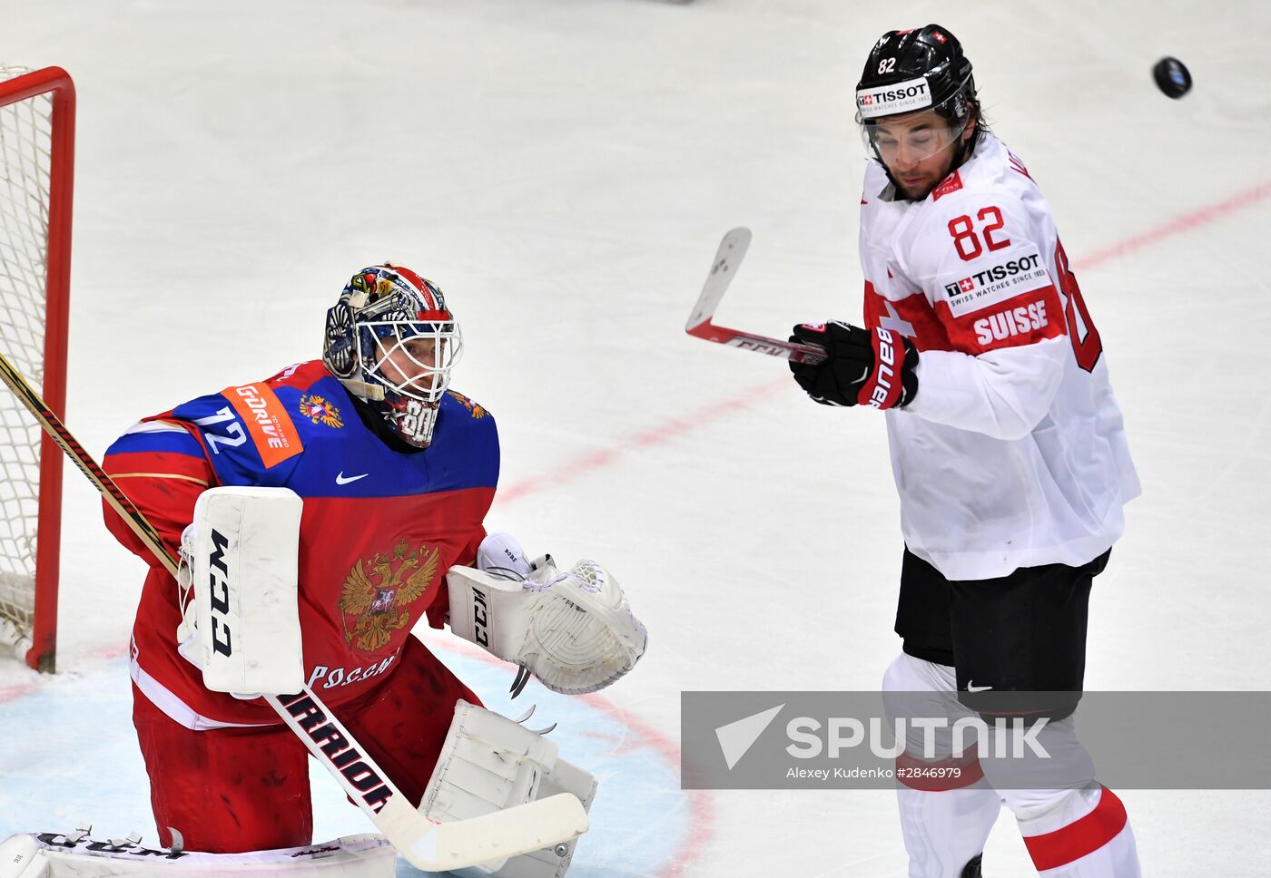 2016 IIHF World Ice Hockey Championship. Russia vs. Switzerland