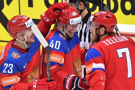 2016 IIHF World Ice Hockey Championship. Russia vs. Switzerland