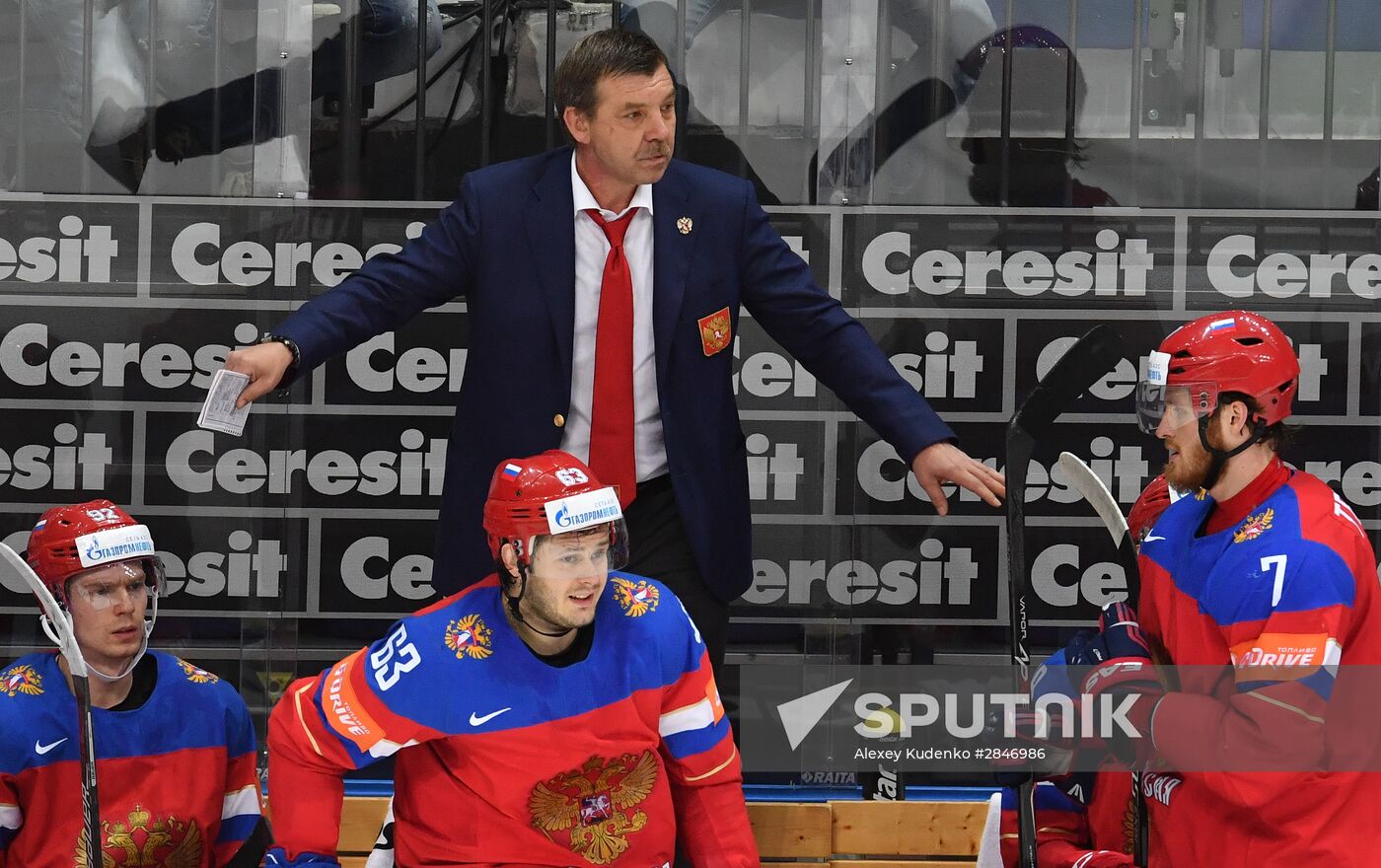 2016 IIHF World Ice Hockey Championship. Russia vs. Switzerland
