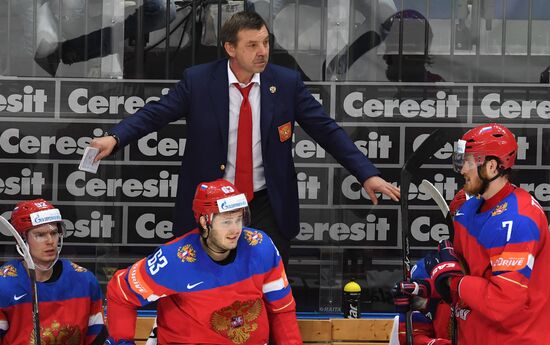 2016 IIHF World Ice Hockey Championship. Russia vs. Switzerland
